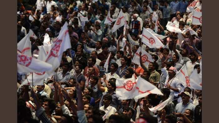 tension in machilipatnam over jana sena party flag installation